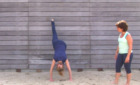 Sanne Eveline - Handstand II