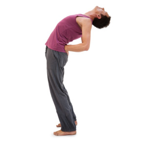 staande achteroverbuiging