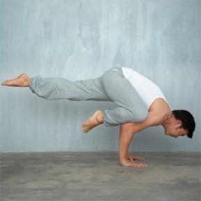 Eka Pada Bakasana Vliegende Kraanvogel