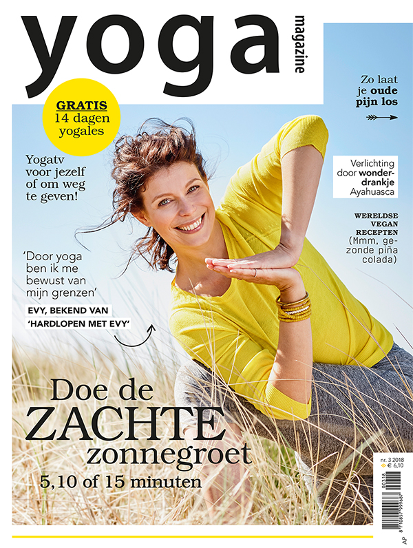 yoga magazine cover evy