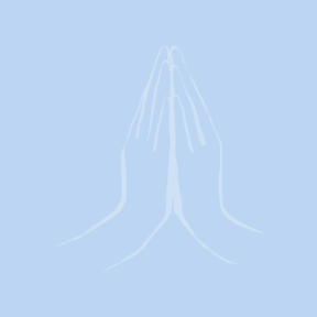 Blog quote – lichtblauw – Namaste