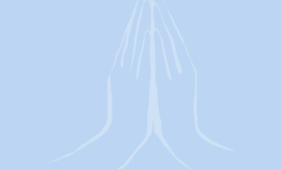 Blog quote – lichtblauw – Namaste