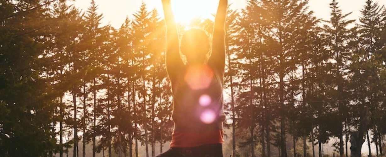 yogahoudingen evenwicht