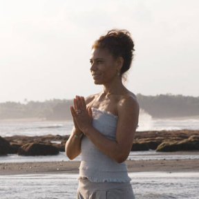 zonnegroet zee uitgelicht