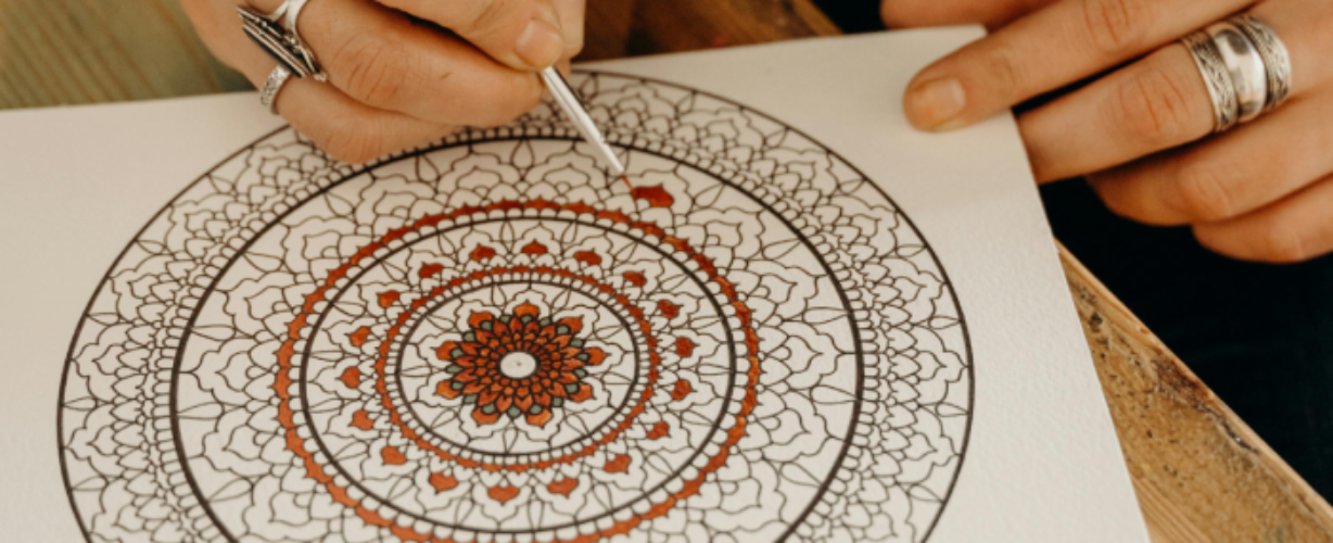 mandala inkleurtekening