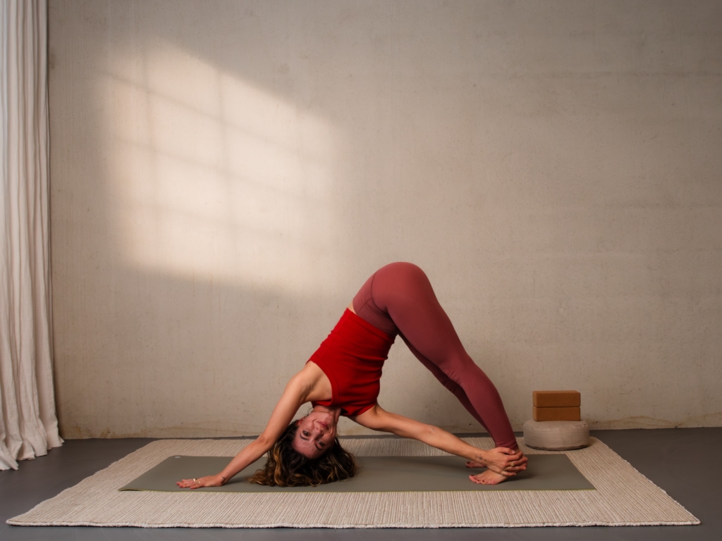 Neerwaartse Hond met twist Samana Vayu