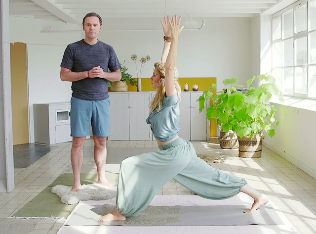 Mindful yoga met Johan en Mariken