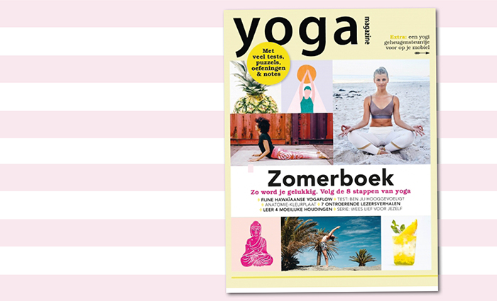 Duik in de 8 stappen van yoga met ons Zomerboek!