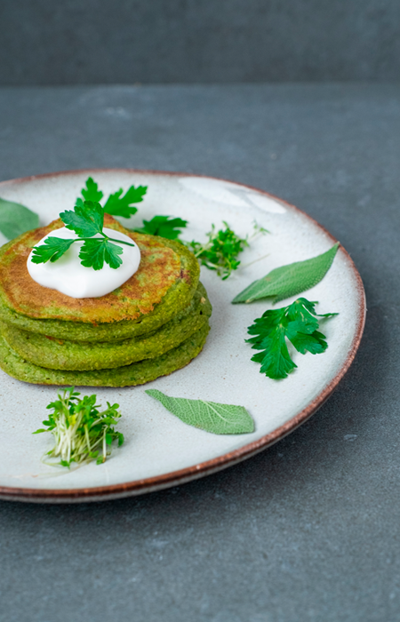 brain food recepten - spinaziepannenkoekjes