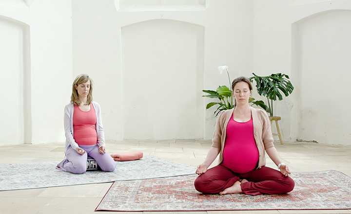Meditatieve zwangerschapsyoga