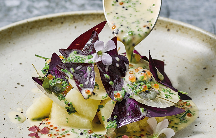 Seizoensrecept voor oktober van restaurant De Kas