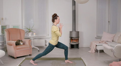 Handsfree yoga