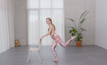 Barre Pilates work-out