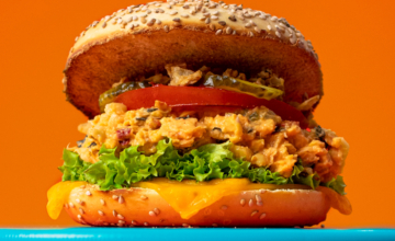 Vegan recept: bagel met kikkererwtensalade