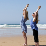 De yogareis van Marlies met haar dochter Pippa