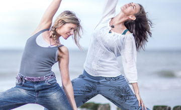 India, Bali, Ibiza? Dagmar ging op yogaweekend in Zeeland