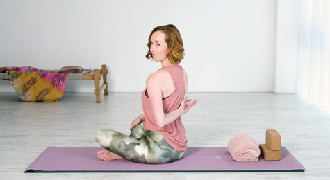 Pilates voor nek en schouders