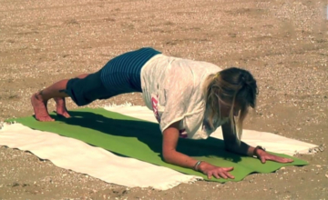 Yoga op het strand: nieuw perspectief