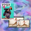 1 jaar onbeperkt online yogalessen & 4x Yoga by Happinez, voor 6,- per maand