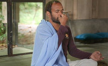 Pranayama-oefening