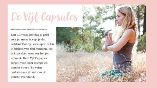 De vijf capsules